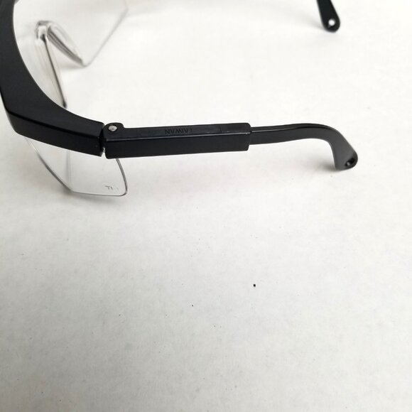 ANSI Z87.1 Polycarbonate Safety Glasses Clear Lens Workwear Lab Industrial PPE - Picture 6 of 9